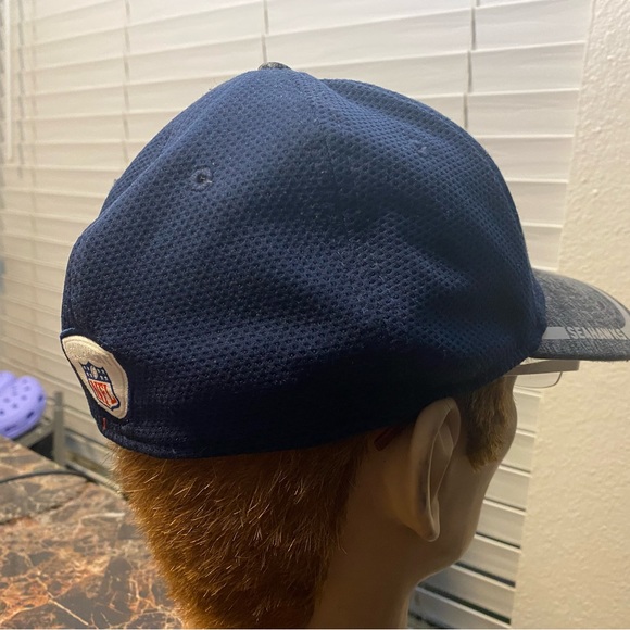 New Era NFL Seattle Seahawks Men’s Blue Grey Baseball Cap Size S/M - Picture 12 of 12